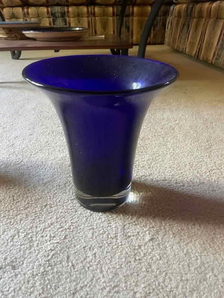 Photo of free Incredible Deep Blue Vase (rockaway nj) #1