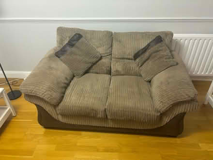 Photo of free Brown 2 Seat Sofa (KT19) #1