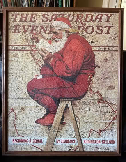 Photo of free Framed Santa Puzzle (Monta Vista North) #1