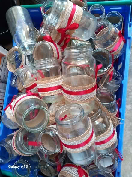 Photo of free decorated jam jars (Great Bedwyn, Wilts) #1