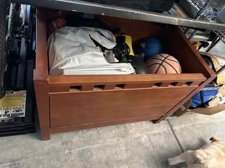 Photo of free Wooden chest (Belmont) #3