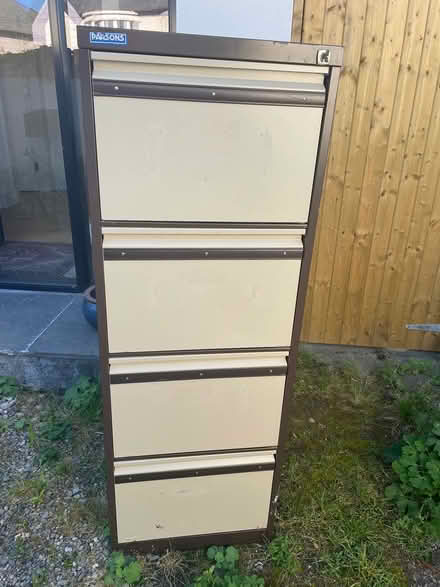 Photo of free Tall metal filing cabinet (Sandymount) #1