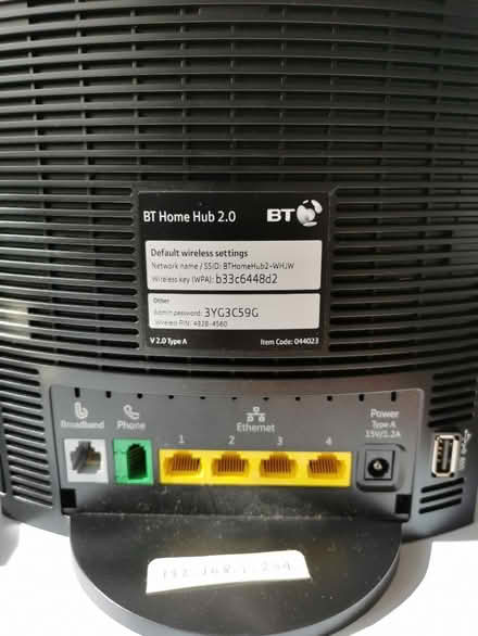 Photo of free BT Home Hub 2.0 (Menzieshill DD2) #2