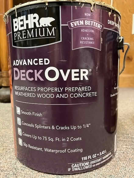 Photo of free Behr Advanced DeckOver Paint (Collegeville) #2