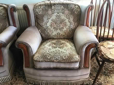 Photo of free Two Seater Sofa & Two Armchairs (CB6) #2