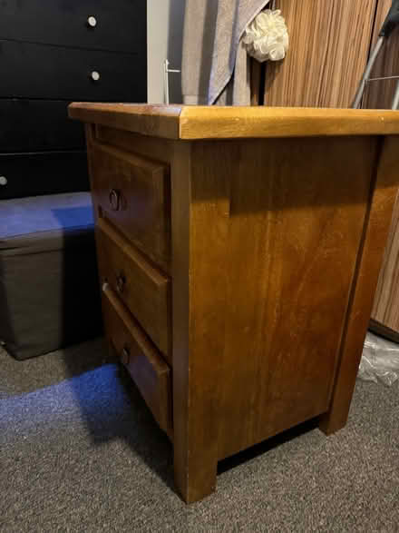 Photo of free Brown vintage bedside drawer (SE20) #1