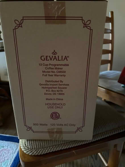 Photo of free Gevalia 12 cup coffee maker (new) (West Beverly Hills) #1