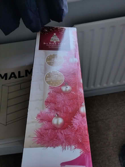Photo of free 2ft pink Xmas tree (Seaside BN22) #1