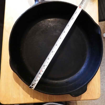 Photo of free 2 x Heavy Cast Iron Frying Pans. (Vale LA1) #3