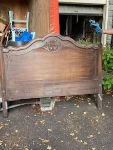 Photo of free traditional wood queen headboard (Newton Center) #1