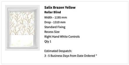 Photo of free Blackout roller blind new/faulty (Lenton NG7) #1