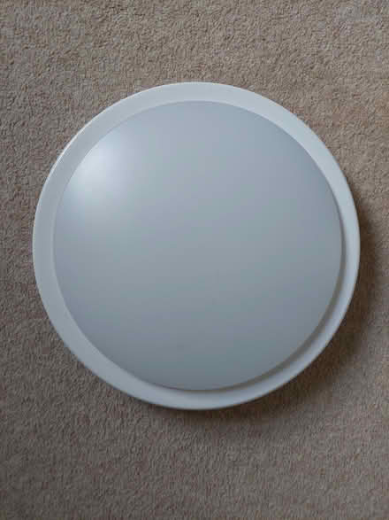 Photo of free White plastic wall light (TN13) #1
