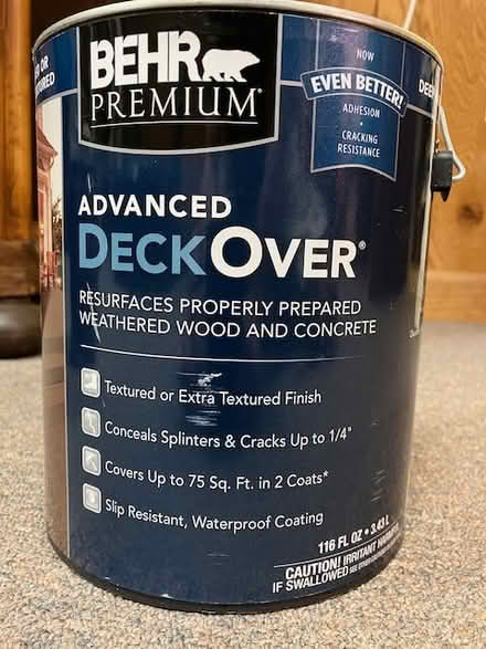 Photo of free Behr Advanced DeckOver Paint (Collegeville) #1
