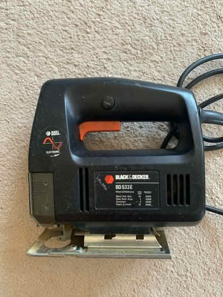 Photo of free Black and Decker Jigsaw (Odd down) #2