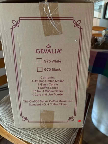 Photo of free Gevalia 12 cup coffee maker (new) (West Beverly Hills) #2