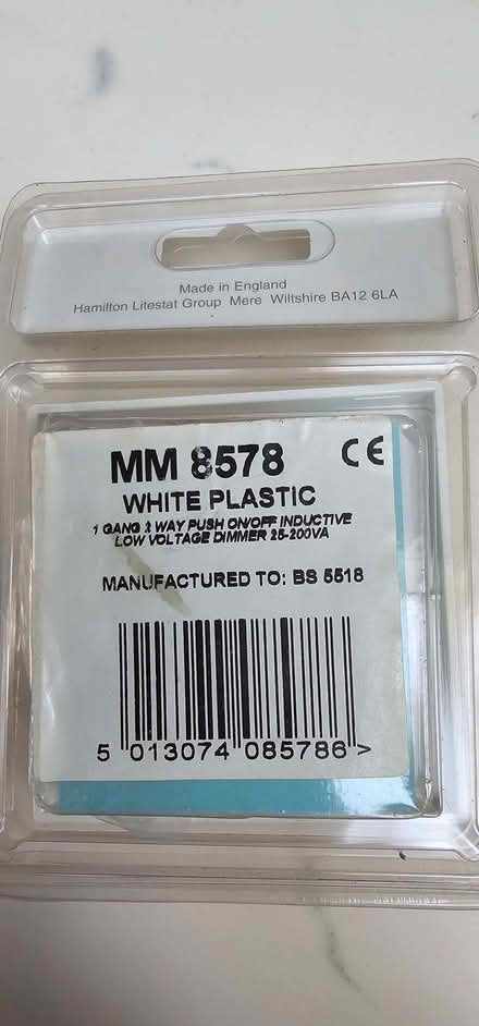 Photo of free White Dimmer Switch (Rickmansworth central WD3) #2