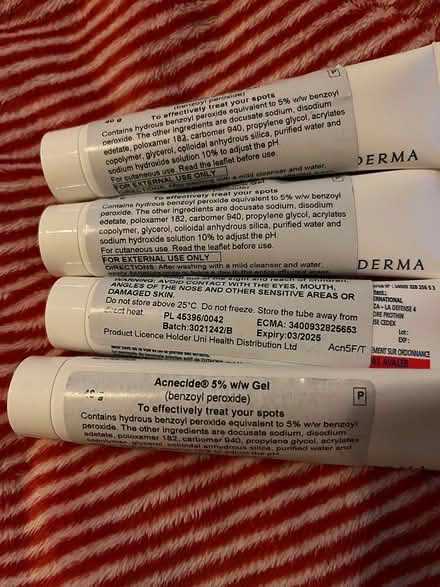 Photo of free Acnecide (off brand) (Shortstown MK42) #1