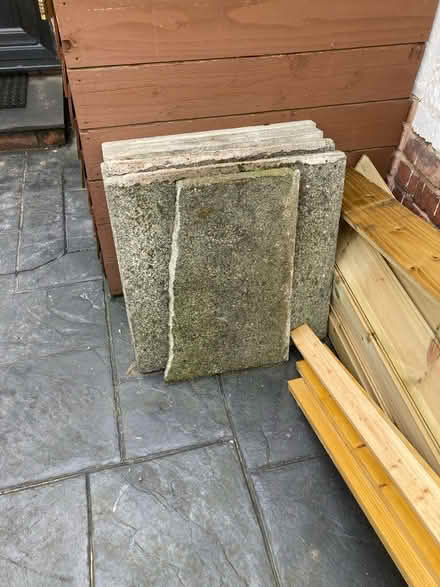 Photo of free 4 paving slabs (Hoole, Chester) #1