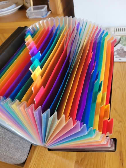 Photo of free Expanding Document Organiser (Dorking) #2