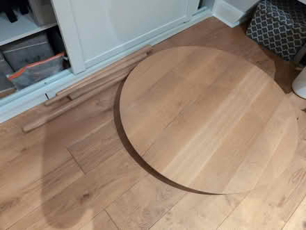 Photo of free Circular table, 100cm diameter (NW6 1DZ) #1