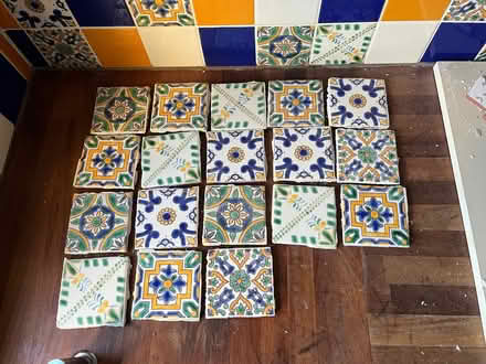 Photo of free Rescued tiles from splashback (Clungunford SY7) #1