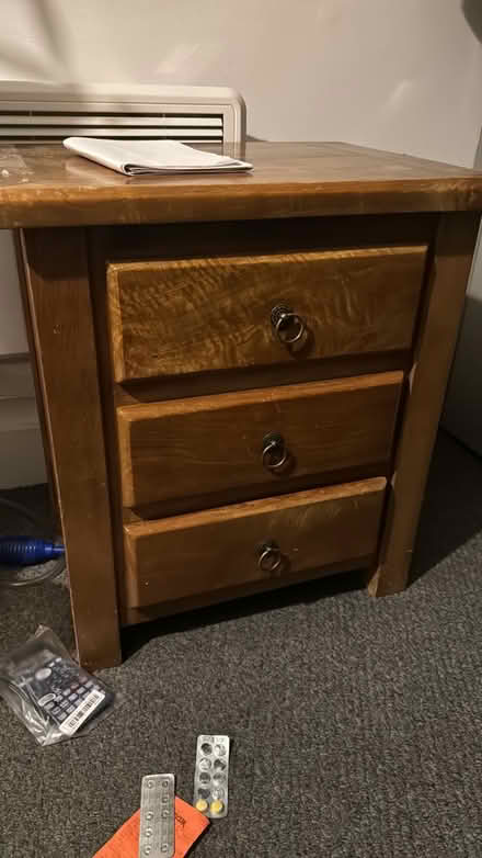 Photo of free Brown vintage bedside drawer (SE20) #2