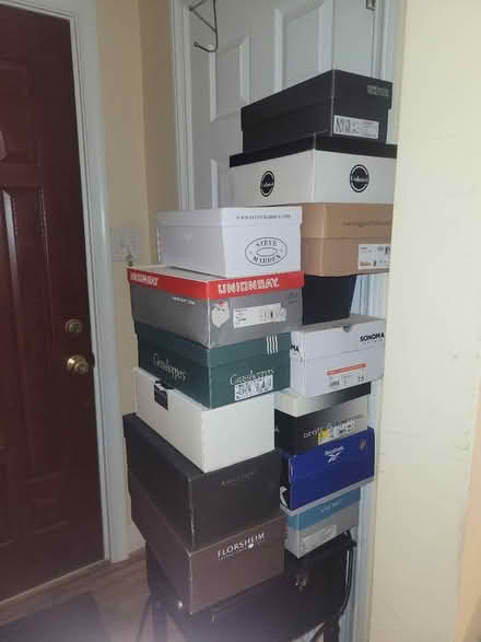 Photo of free 14 Empty cardboard shoe boxes (Talleyville, DE 19803) #1