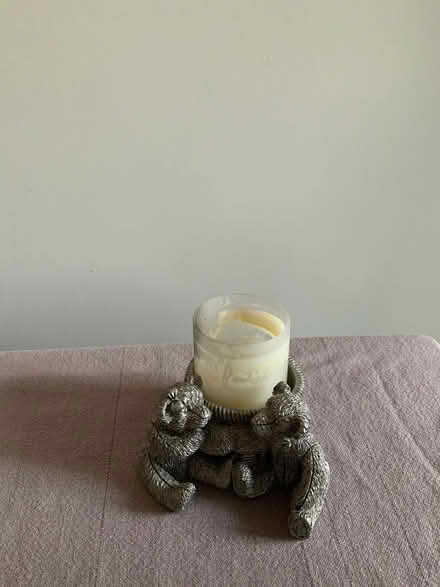 Photo of free Me to you Bear Candle Holder (Penarth Marina) #2