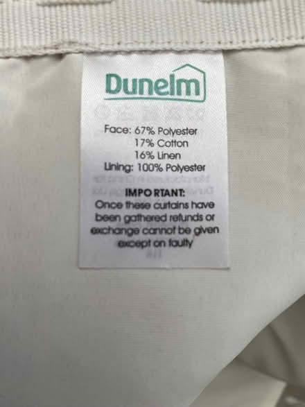 Photo of free 4 Silver grey leaf pattern lined pencil pleat curtains (Lower Walkley S6) #3