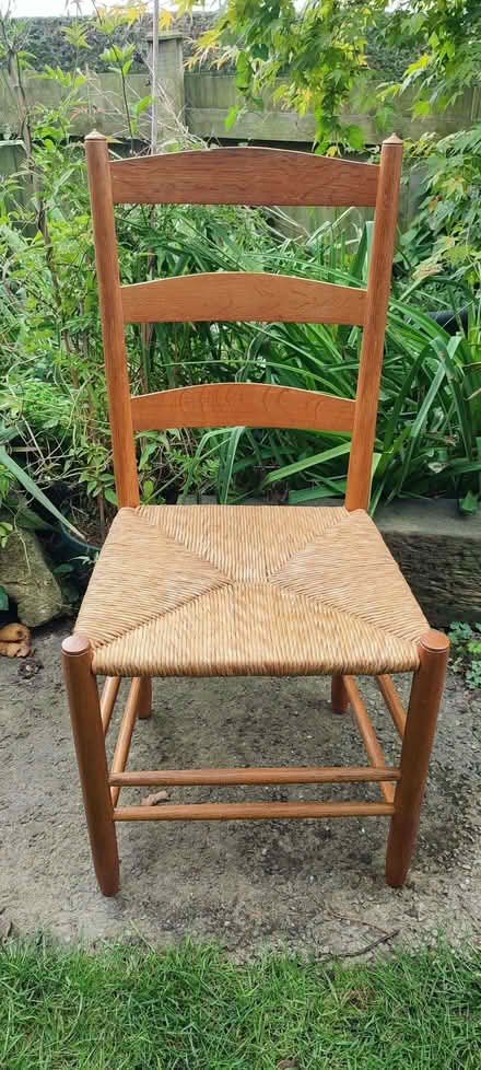 Photo of free 3 oak chairs (Weston) #1