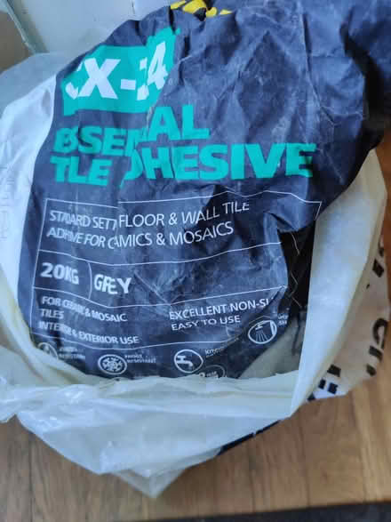Photo of free Essential Tile adhesive - dark grey (Friern Barnet, N11) #1