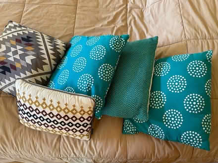 Photo of free Small colorful pillows (Redwood City (south end)) #1