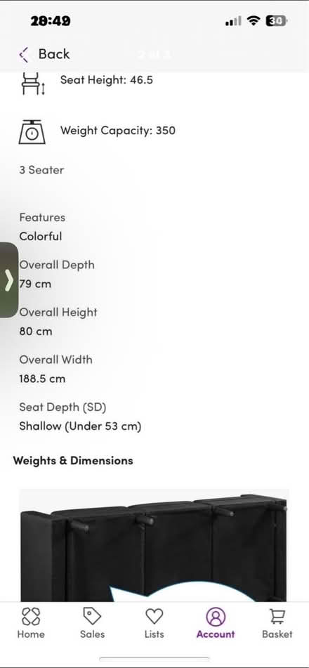 Photo of free Sofa (RG5 woodley) #2