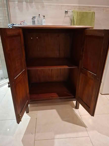Photo of free Dark wooden cupboard (Foxrock) #2