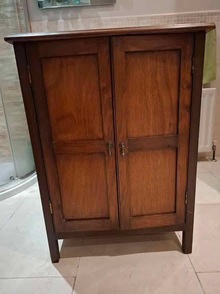 Photo of free Dark wooden cupboard (Foxrock) #1