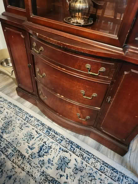 Photo of free Antique China Cabinet (Highland Park, Upper Darby PA.) #3