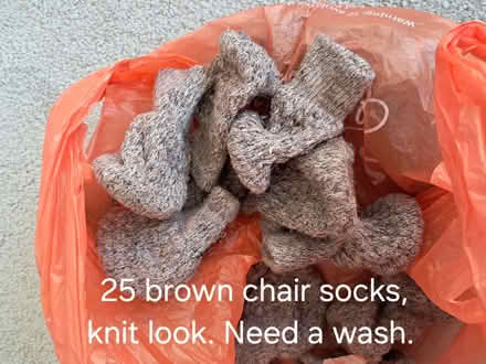 Photo of free Chair socks (Taunton Fairwater District Ward TA1) #1