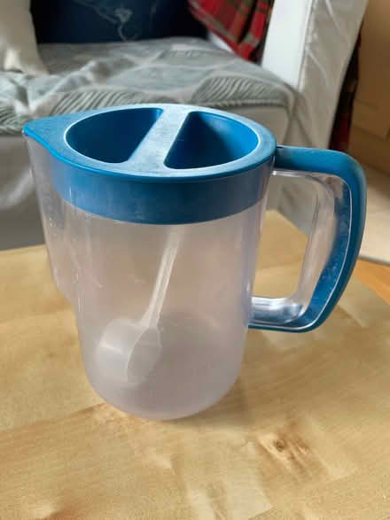 Photo of free IKEA plastic jug with blue lid (Croydon centre CR0) #1