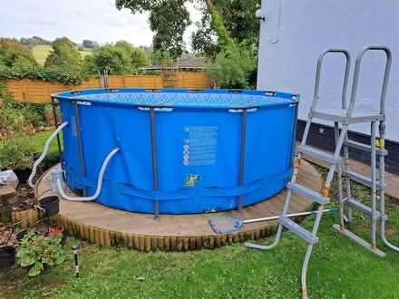 Photo of free 12ft above ground pool (Tiverton) #1