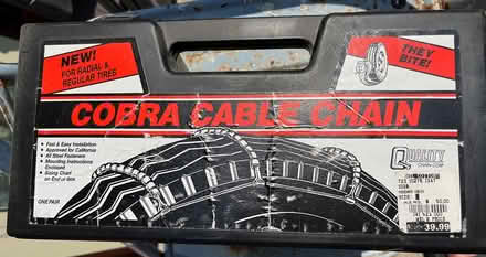 Photo of free Tire Chains 1038 See ing for sizes (West San Jose) #1