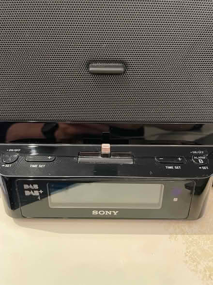 Photo of free Sony DAB clock/radio + iPhone port (GU5 Gomshall) #4