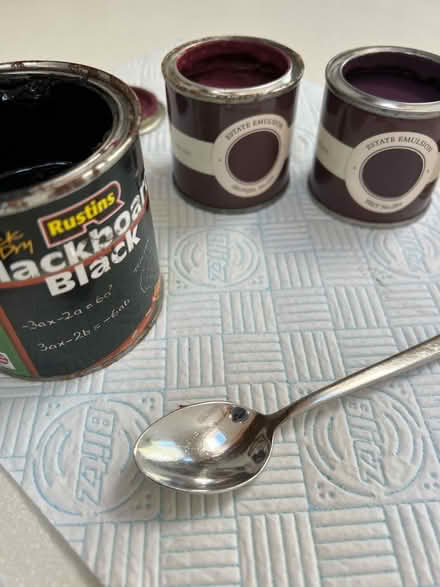 Photo of free F&B match pots and blackboard paint (Teddington TW11) #2