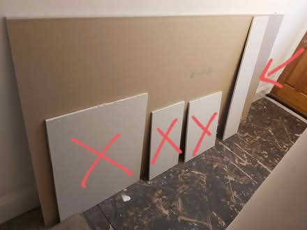 Photo of free Full sheet of plasterboard + offcut (DA1) #1