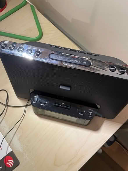 Photo of free Sony DAB clock/radio + iPhone port (GU5 Gomshall) #1