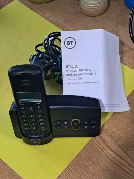 Photo of free BT3110 phone with call blocking and answer machine (Ings LA8) #1