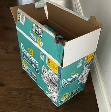 Photo of free 186 pampers nappies (SW7 5LZ) #1