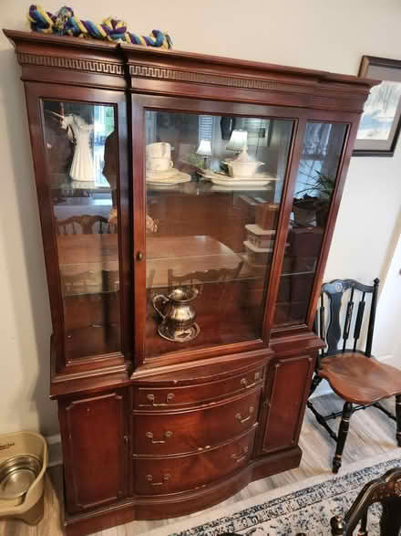 Photo of free Antique China Cabinet (Highland Park, Upper Darby PA.) #1