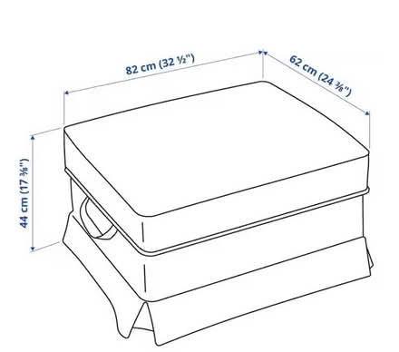 Photo of free Ikea Ektorp Footstool with Storage (Sturminster Newton DT10) #2