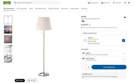 Photo of free IKEA Floor Lamp - NEEDS REPAIR (Meppershall SG17) #2