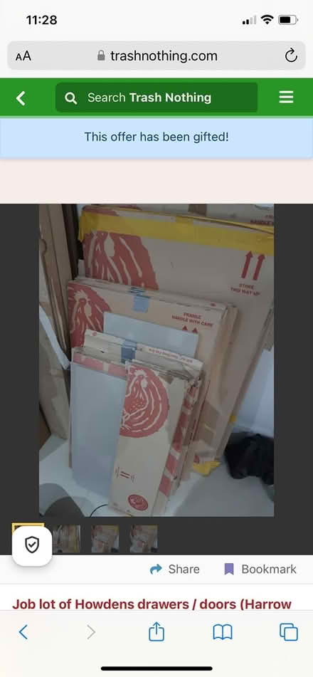 Photo of free Howdend kitchen door fronts (Wd3) #1